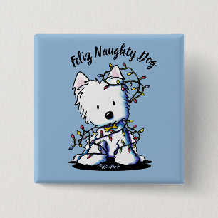 KiniArt DeLED Westie Knapp