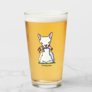 KiniArt Dolly Llama Glaskopp