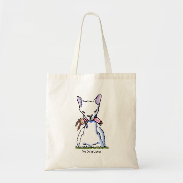 KiniArt Dolly Llama  Tygkasse (Framsidan)
