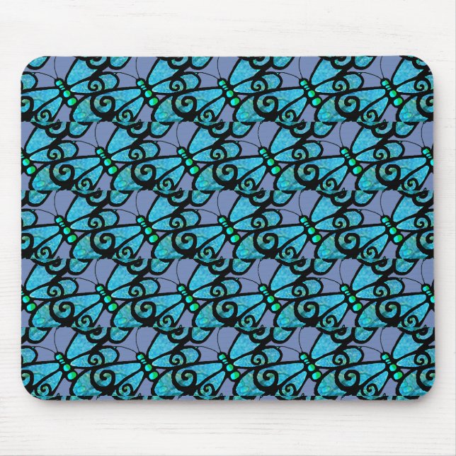 KiniArt Dragonflies Mousepad Musmatta (Framsidan)