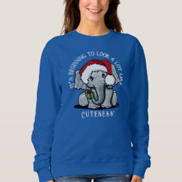 KiniArt Elephant-jultröja T Shirt