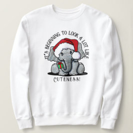 KiniArt Elephant-jultröja T Shirt