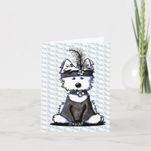 KiniArt Flapper Westie Tack Kort