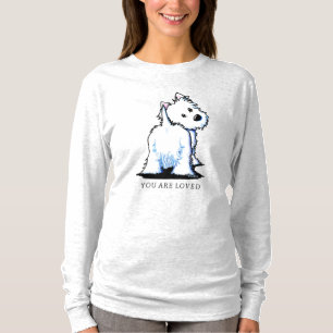 KiniArt Fluffyrummen Westie T Shirt