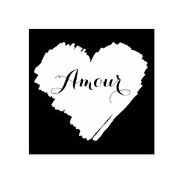 KiniArt Fransk Heart Stämpel