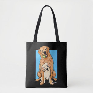 KiniArt Golden Retrievers Tygkasse