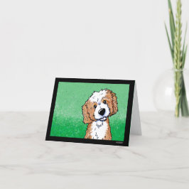 KiniArt Goldendoodle Tack Kort