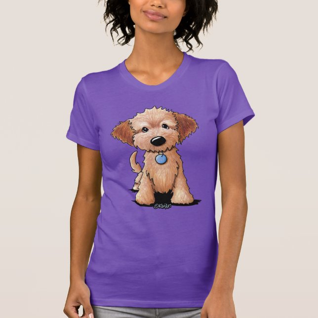KiniArt Goldendoodle valp T-shirt (Framsida)