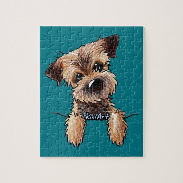 KiniArt Gräns Terrier Pussel (Vertikal)