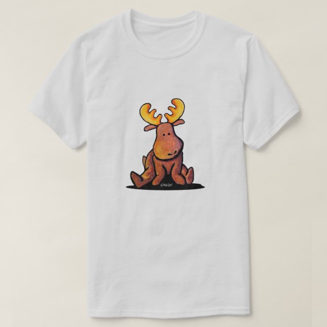 KiniArt Groovy Älg T-Shirt (Design framsida)