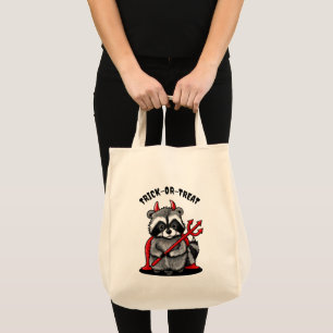 KiniArt Halloween Raccoon Tygkasse