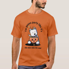 KiniArt Halloween Westie T Shirt