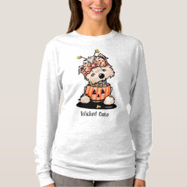 KiniArt Halloween Yorkie T Shirt