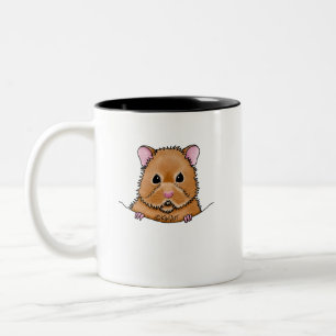 KiniArt Hamster Två-Tonad Mugg