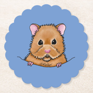 KiniArt Hamster Underlägg Papper