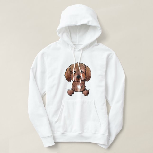 KiniArt Havanese Chocolate Hoodie (Design framsida)