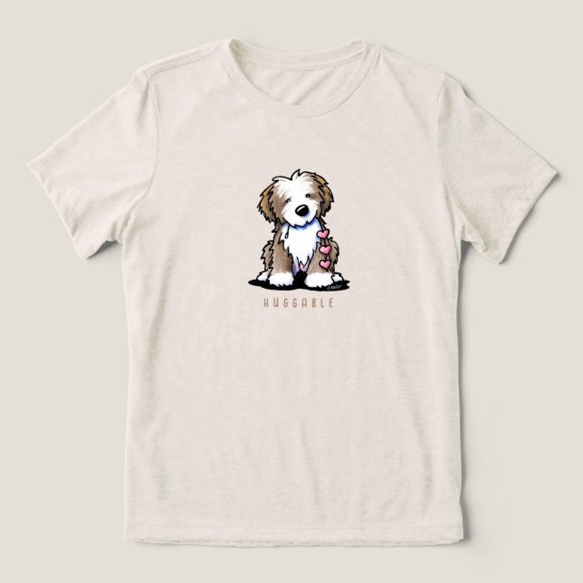 KiniArt™ Havanese Heartstrings T Shirt (Design Framsida)