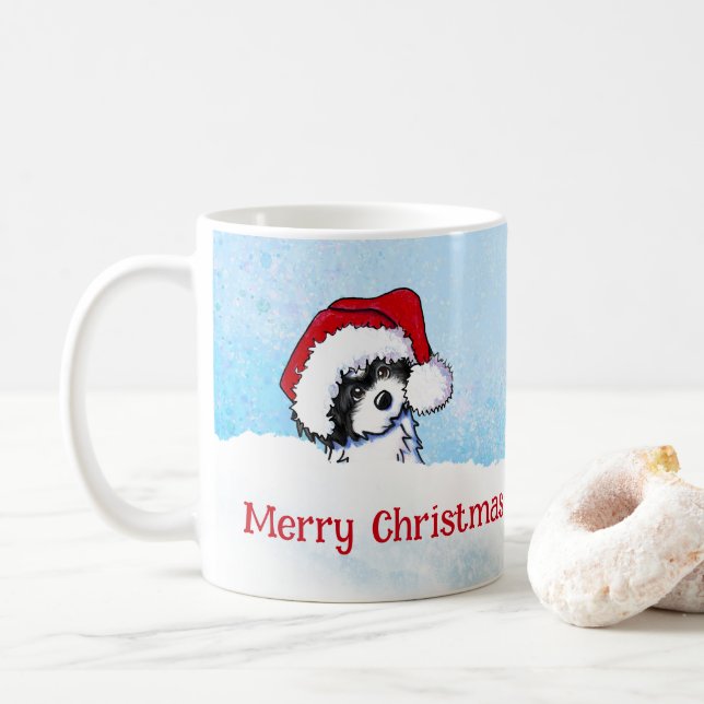 KiniArt Havanese-jul Kaffemugg (Med munk)