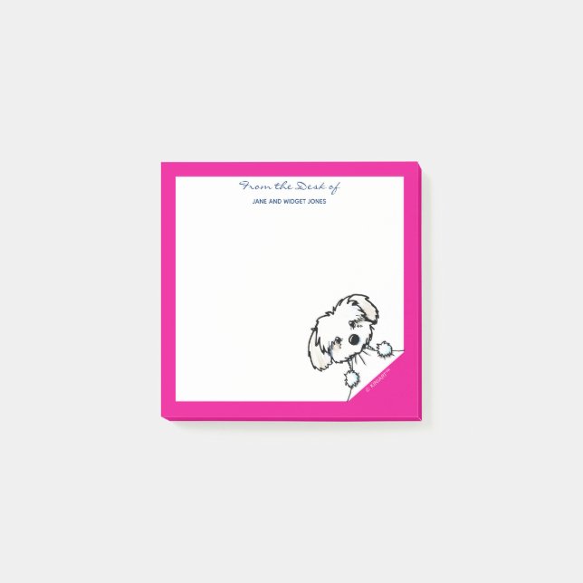 KiniArt Havanese Notes Post-it Block (Framsida)