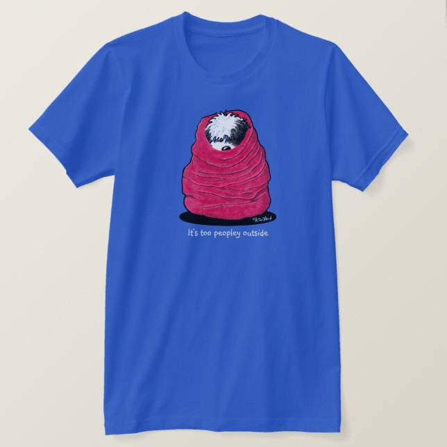 KiniArt Havanesiska För Många Människor T-Shirt (Design framsida)