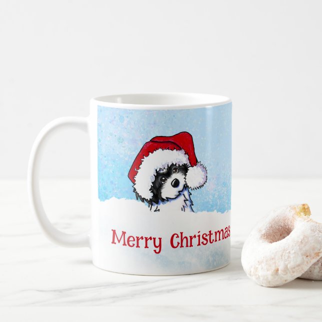 KiniArt Havanesiskt jul Kaffemugg (Med munk)