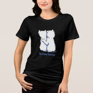 KiniArt Hugger Westies T Shirt