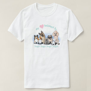 KiniArt Hund älskare T-Shirt