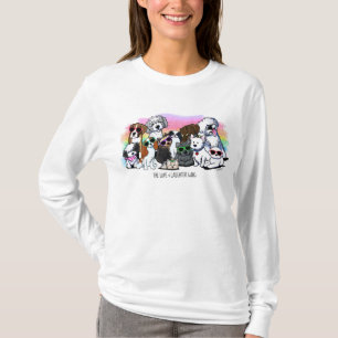 KiniArt Hundar Hund Älskare T-Shirt