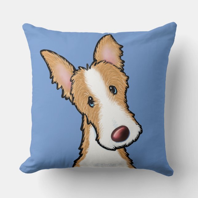 KiniArt Ibizan Hound Dekorativ kudde (Framsida)
