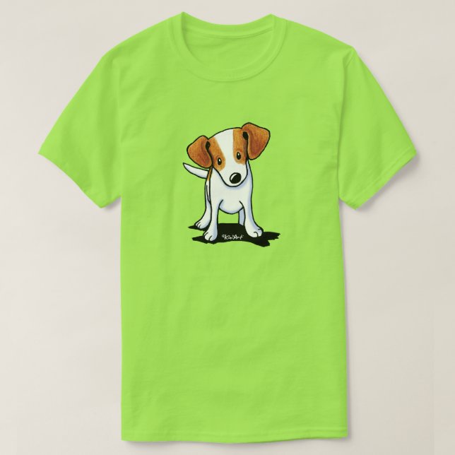 KiniArt Jack Russell Terrier T Shirt (Design framsida)