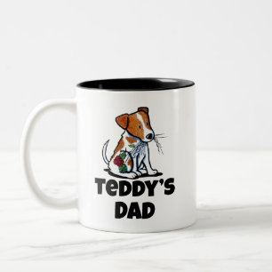 KiniArt Jack Russell Terrier Två-Tonad Mugg