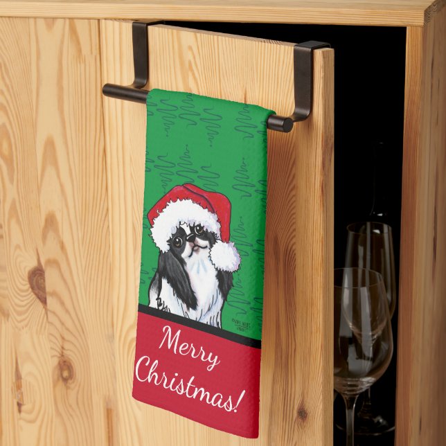 KiniArt Japansk chin-jul Kökshandduk (Thirds Fold)