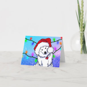 KiniArt jul American Eskie Helgkort