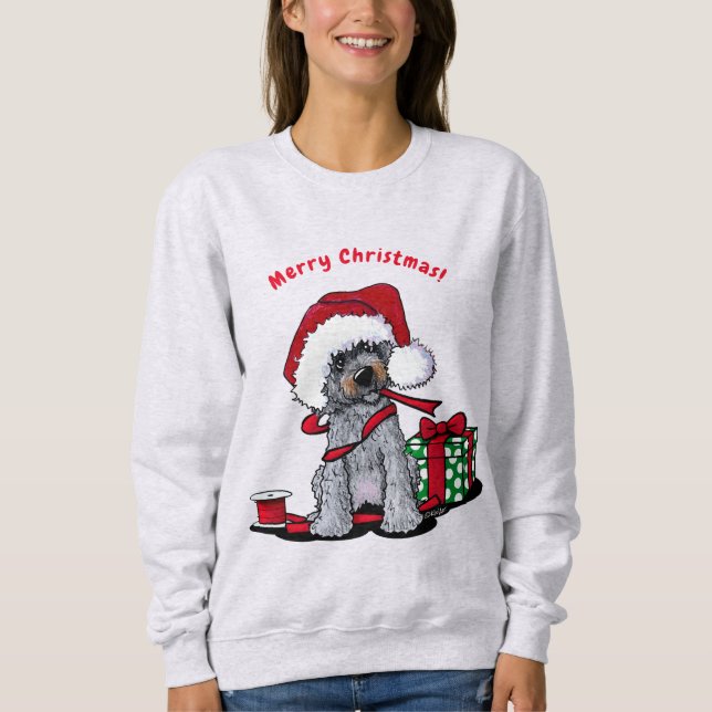 KiniArt jul DoodleMoji Sweatshirt T Shirt (Framsida)