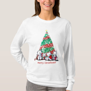 KiniArt jul Westies T-shirt