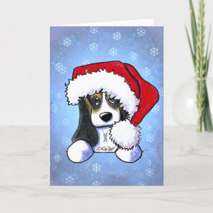 KiniArt-julklappshund Helgkort