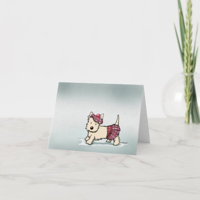 KiniArt Kairn Rainy Day Greeting Card Anteckningskort (Framsida)