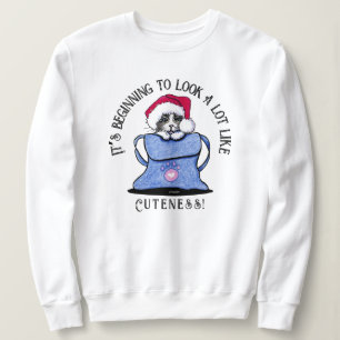 KiniArt Katt Julsötskjorta T Shirt