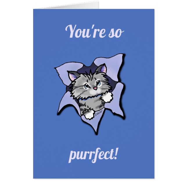 KiniArt Kattunge Blast OBS Kort (Framsidan)