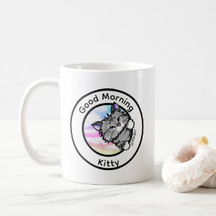 KiniArt Kitten Personlig mugg