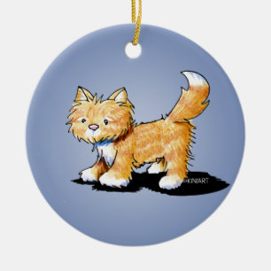 KiniArt Kitty Katt Julgransprydnad Keramik