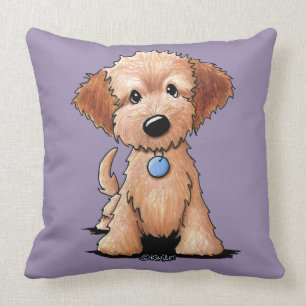 KiniArt kortkort Goldendoodle Kudde