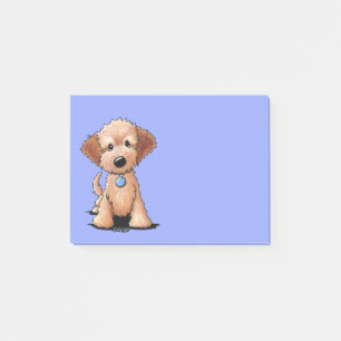 KiniArt kortkort Goldendoodle Post-it Block