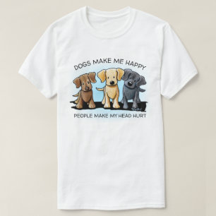 KiniArt Labrador Trio T Shirt