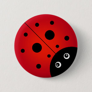 KiniArt Ladybug-knapp Knapp