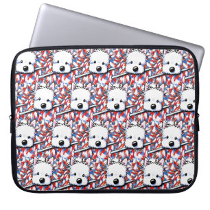KiniArt Liberty Westies Laptop Fodral