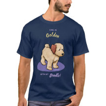 KiniArt Life är Golden DOODLE T-Shirt