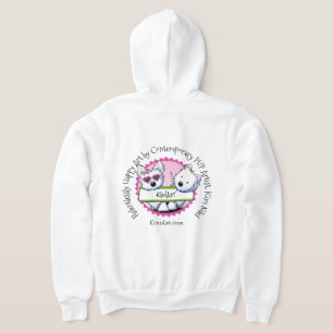 KiniArt Logotyp Kåpa Dragkedja huva T Shirt