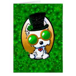 KiniArt Lucky Westie Hälsningskort