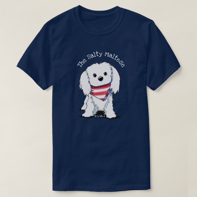 KiniArt Malteese T-Shirt (Design framsida)